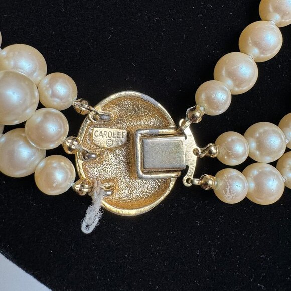 Vintage Carolee Faux Pearl Necklace - Picture 5 of 5